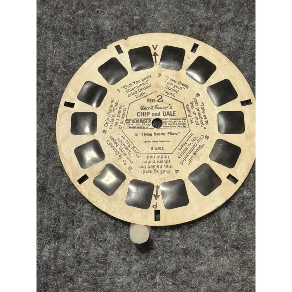 Vintage 1940s Sawyer’s View-Master Stereoscope 3D Viewer w/ Box & Disney, Scooby